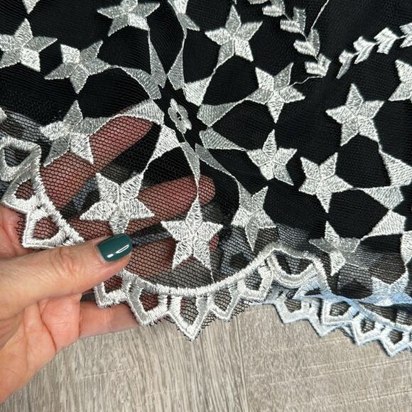 JEN’S PIRATE BOOTY Eclipse MIni Dress in Starlight Halter Lace Cut Outs - Picture 5 of 12